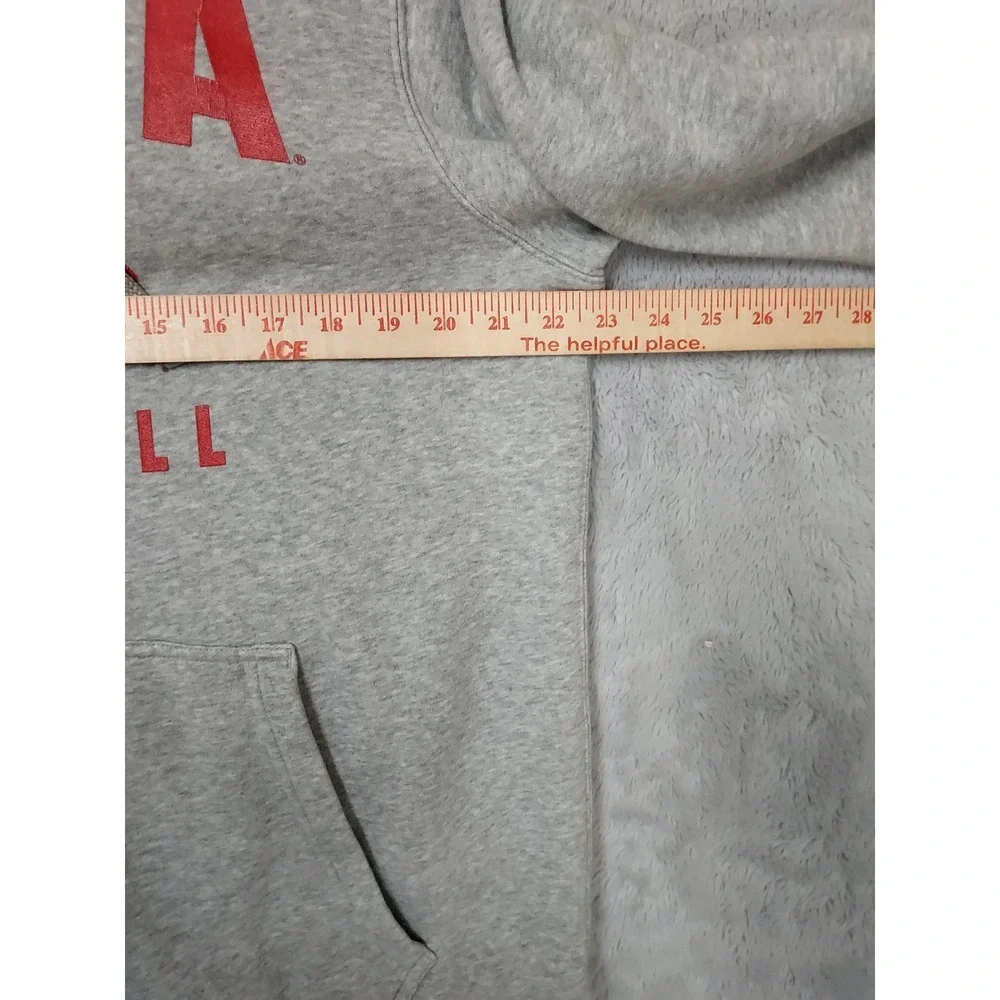 Georgia Bulldogs Hoodie Mens Large Nike Club Fleece Football Sweatshirt NCAA L